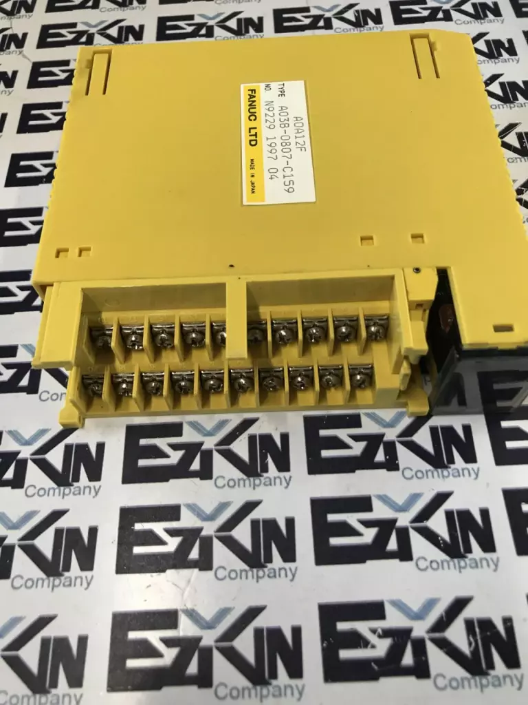 Fanuc A03B-0807-C159 A0A12F Output Module (Missing Cover) 