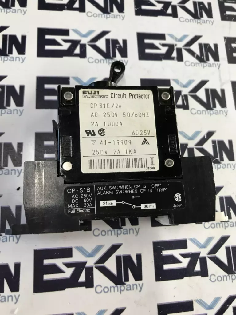Fuji Electric CP31E/2W Circuit Protector 250VAC/60VDC 2Amp 