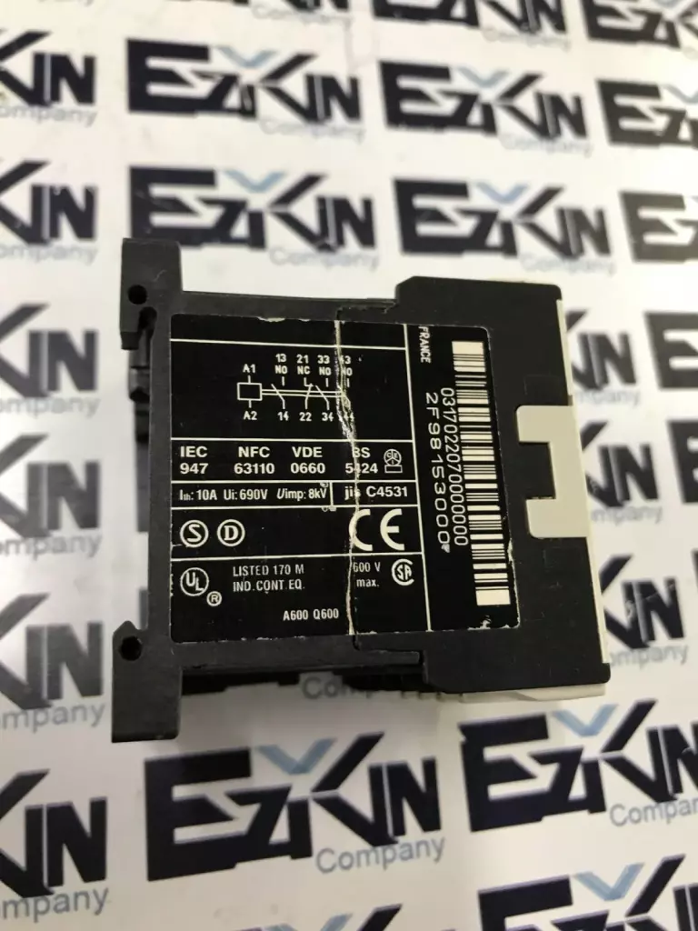 Telemecanique CA2KN317 M7 Contactor, 600V 10A 