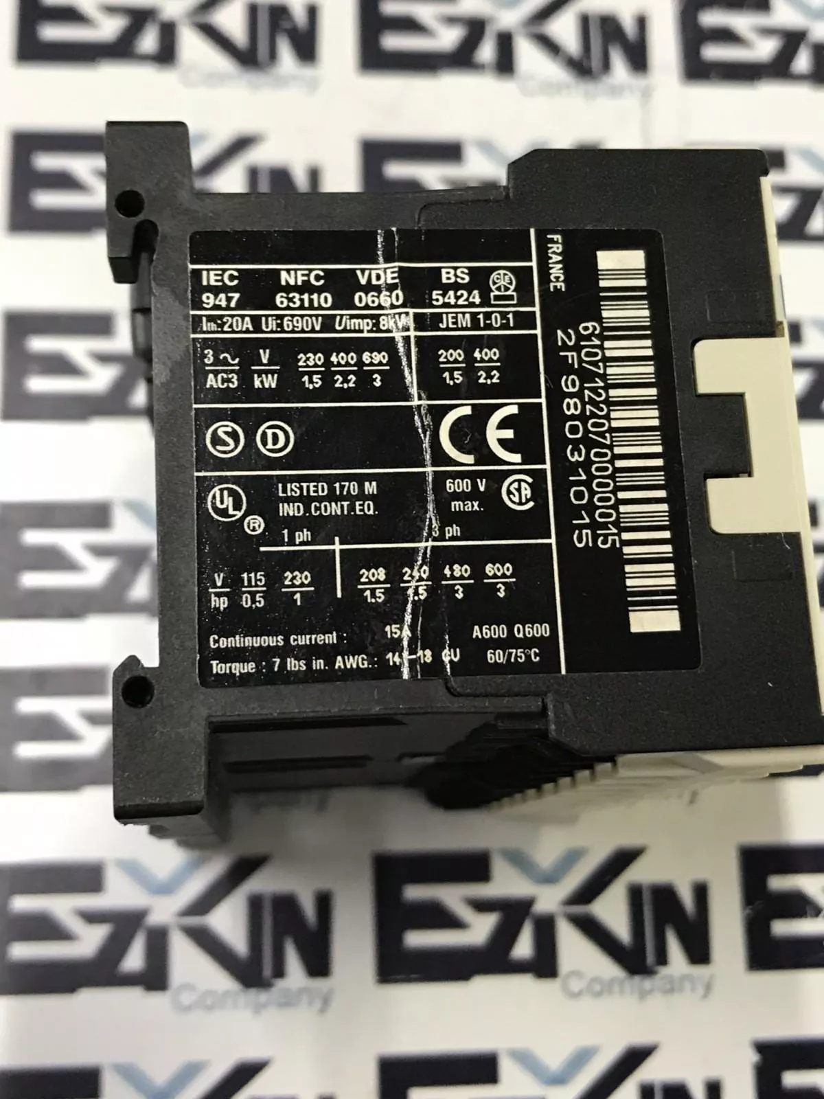 Telemecanique LC2K06107 Reversing Contactor 600V 20A 