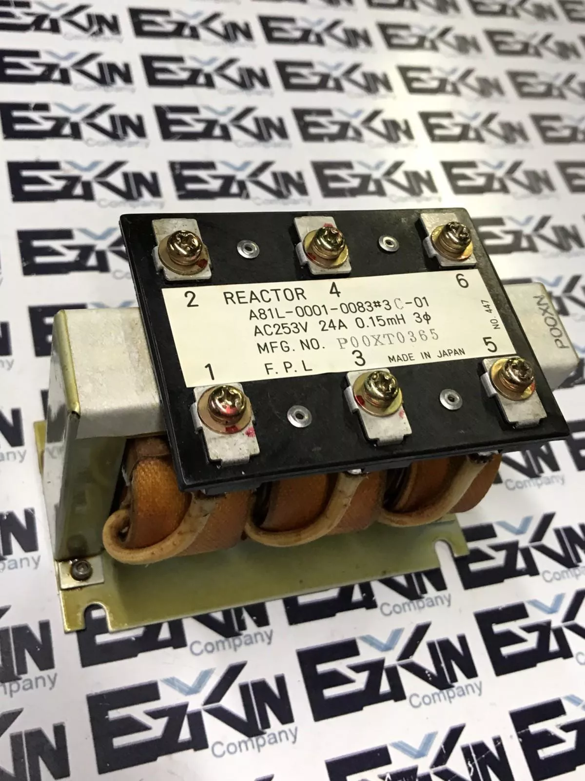 Fanuc A81L-0001-0083#3C-01 Line Reactor Transformer 253VAC 24A 