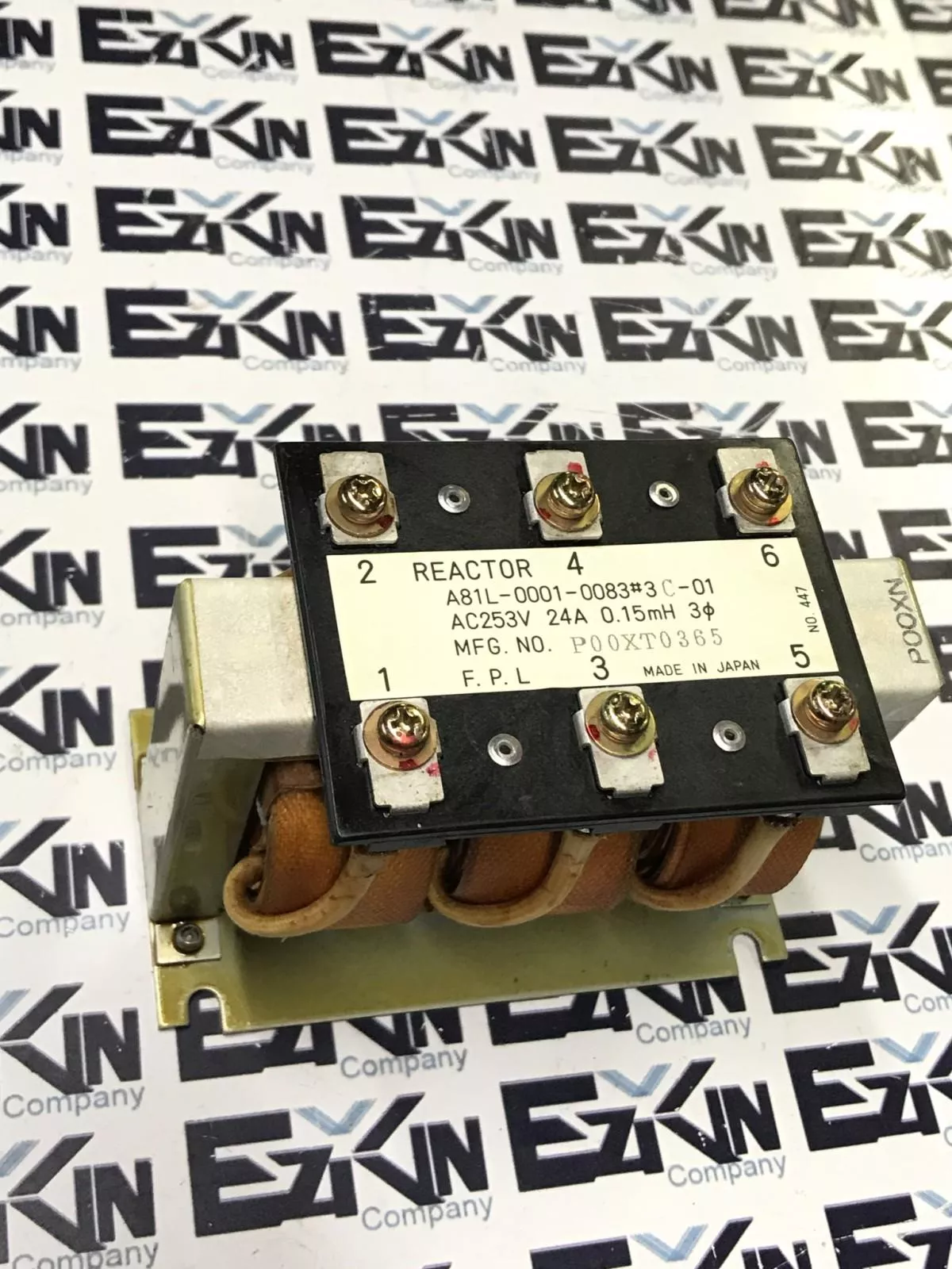 Fanuc A81L-0001-0083#3C-01 Line Reactor Transformer 253VAC 24A 