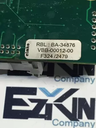 Elmko VBB-00012-00 Circuit Board BA-34876 