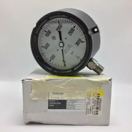 MCDANIEL MPB/SCN PRESSURE GAUGE 