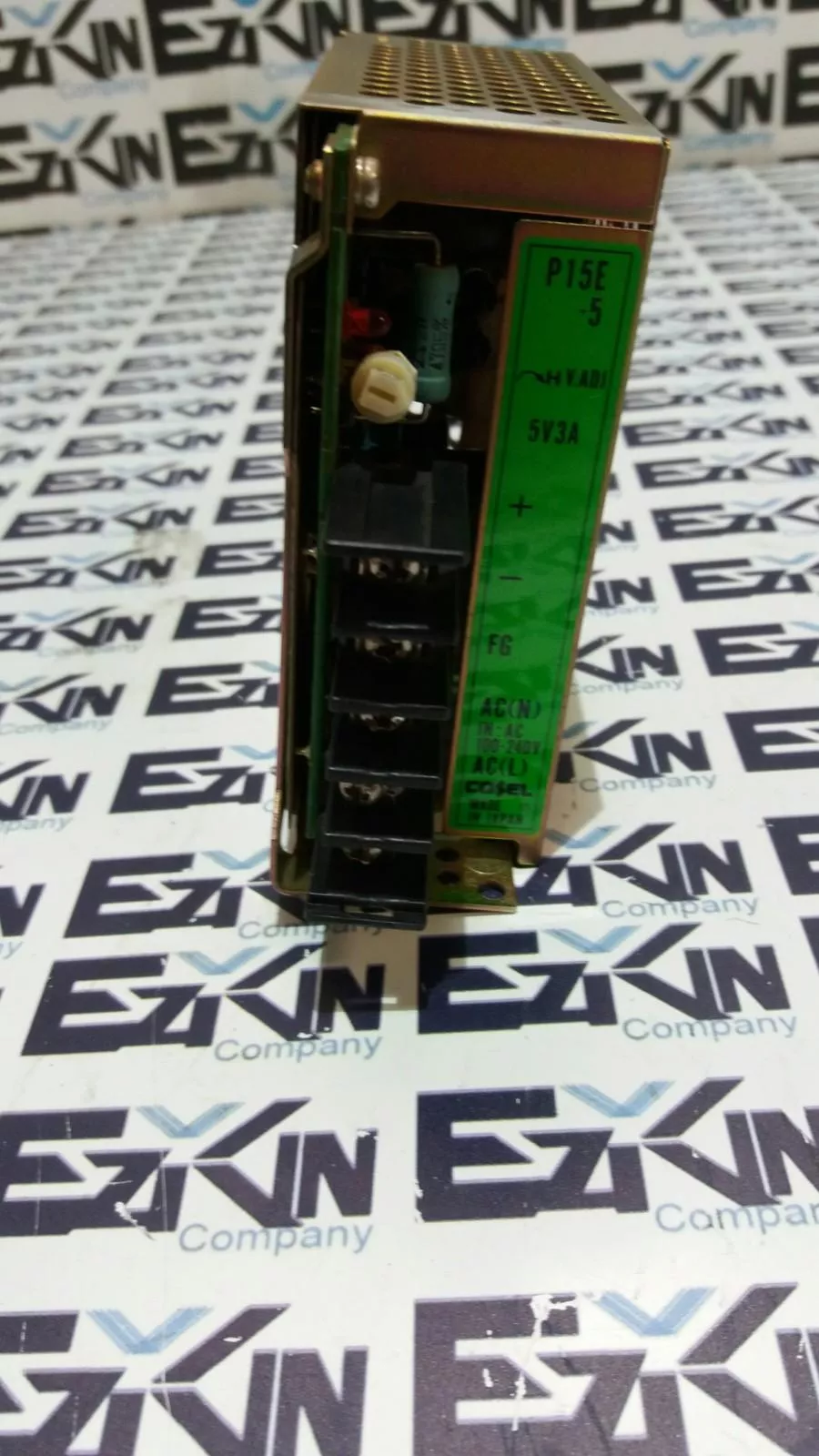 Cosel P15E-5 Power Supply, In 100-240VAC 0.4Amp Out 5VDC 3Amp 