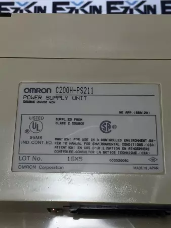 Omron C200H-PS211 Power Supply Unit 24VDC 40W 