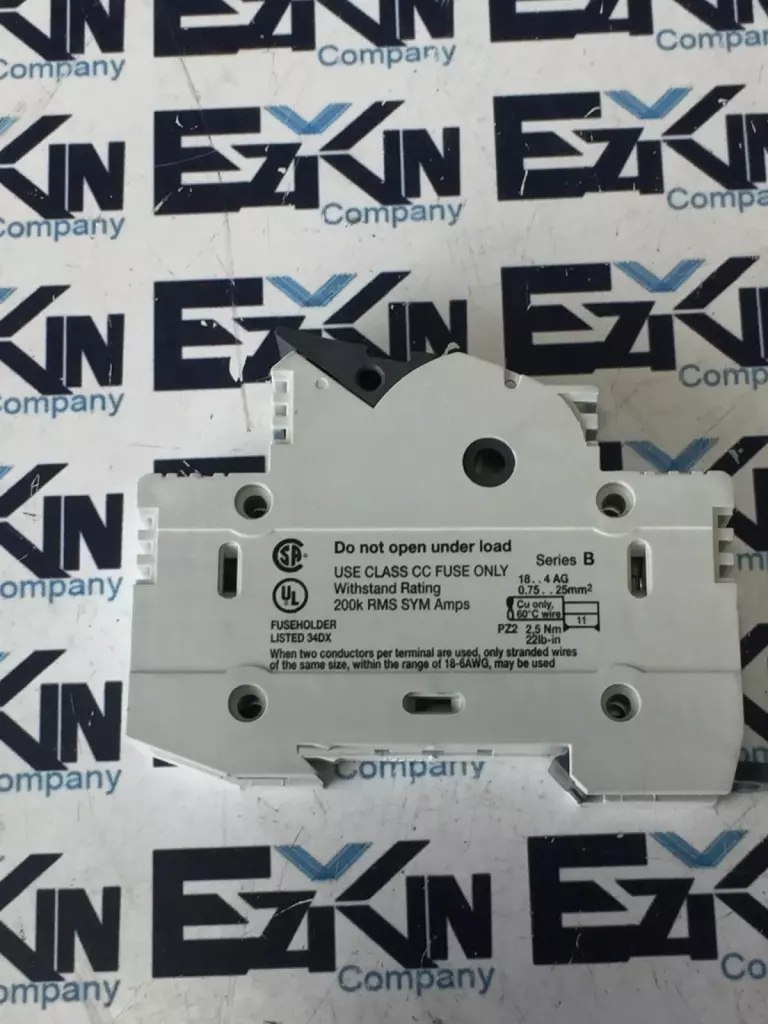 Allen-Bradley 1492-FB1C30-L SER.B Fuse Holder, 1-Pole 30A 600V Class CC Only 