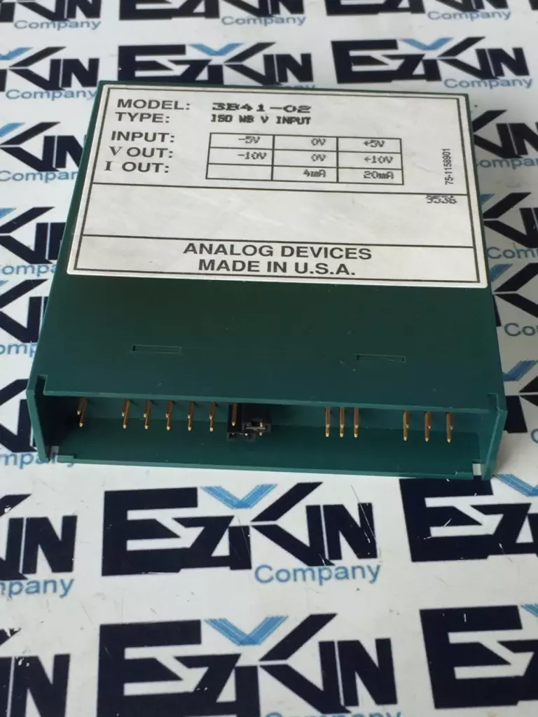 Analog Devices 3B41-02 Isolated Wideband V Input Module 