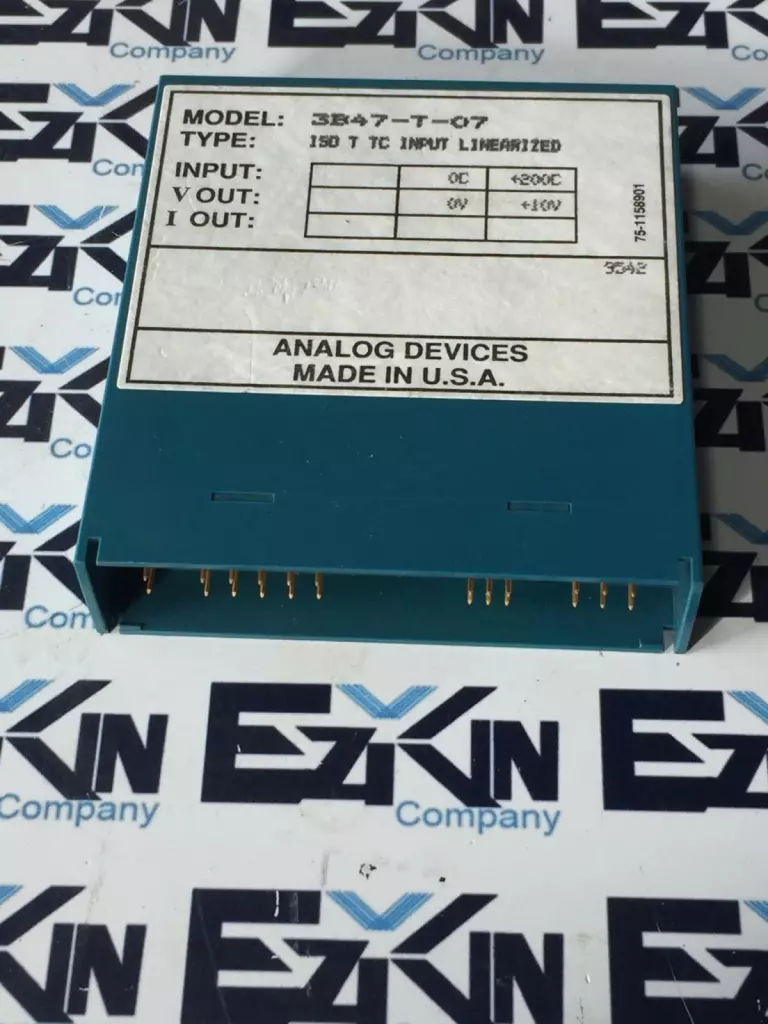 Analog Devices 3B47-T-07 Isolated Linearized TC Input Module 