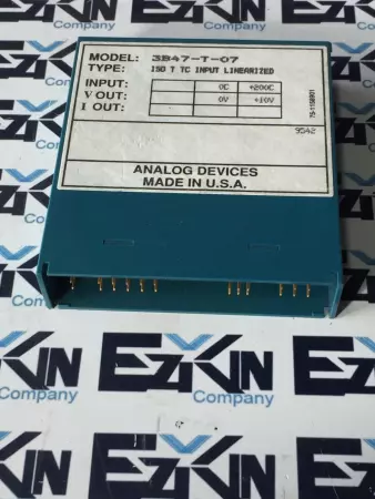 Analog Devices 3B47-T-07 Isolated Linearized TC Input Module 