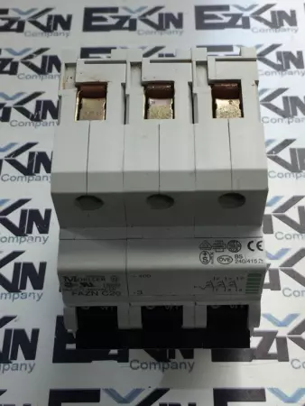 Klockner Moeller FAZN C20-3 3-Pole Circuit Breaker, 20A 277-480VAC 