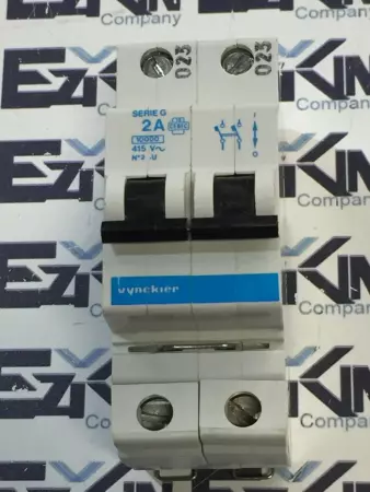 Vynckier SERIE G 2A Circuit Breaker 415V 2A 