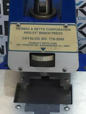 Thomas & Betts 779-3200 Blue Macs Bench Press 