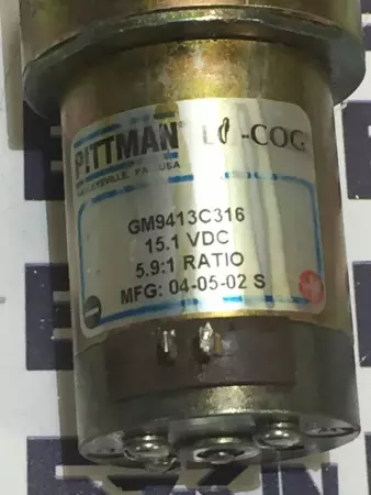 Pittman GM9413C316 Gearmotor Ratio 5.9:1 