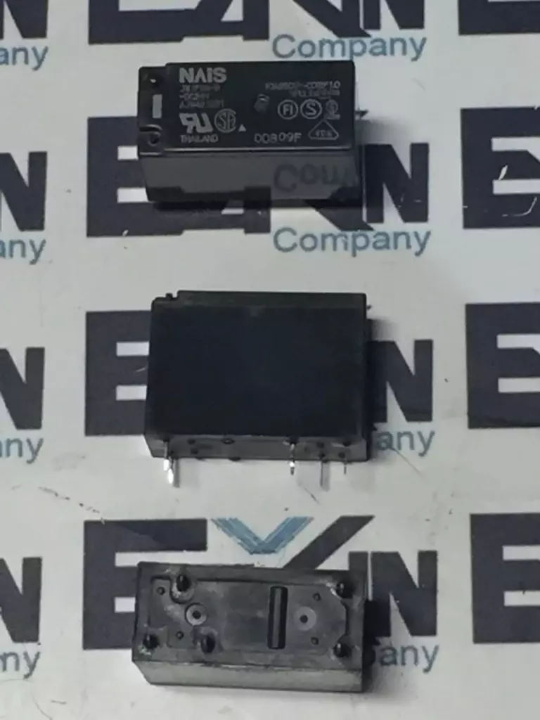 Nais JW1FSN-B-DC24V Power Relay, 250VAC 10Amp/ 24VDC, 5-Pin Lot of 3