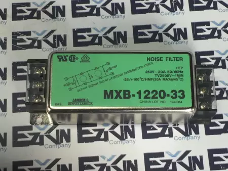 Lambda MXB-1220-33 Noise Filter 250V 20A 