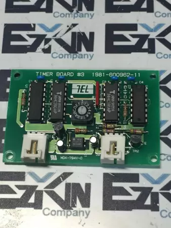 TEL 1981-600962-11 Tokyo Electron Timer Circuit Board 