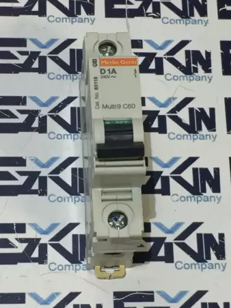 Merlin Gerin 60118 D1A Multi 9 Circuit Breaker 240V 1A 