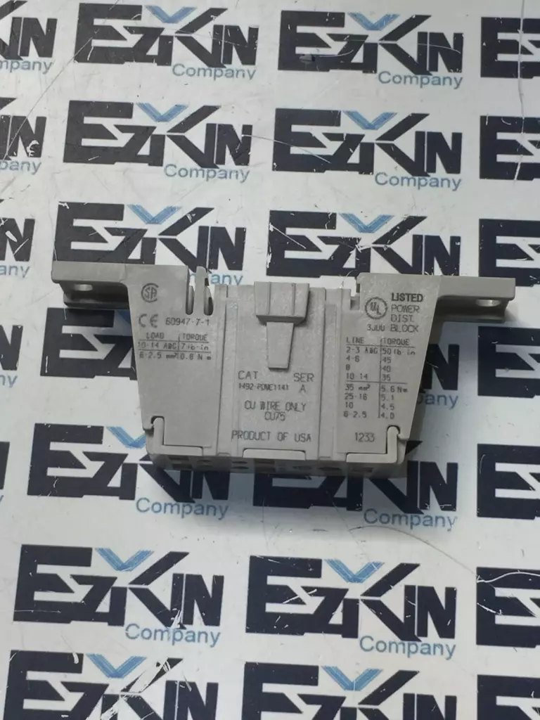 Allen-Bradley 1492-PDME1141 SER.A Enclosed Power Distribution Block 600V 115Amp 
