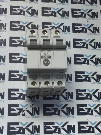 Allen Bradley 1492-CB3 SER.B G100 Circuit Breaker 10A 