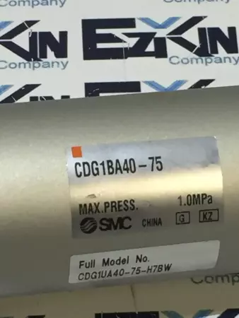 SMC CDG1BA40-75 Pneumatic Round Body Cylinder, Short Stroke 