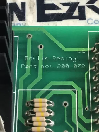 Bohlin Reologi 200 072 Circuit Board 