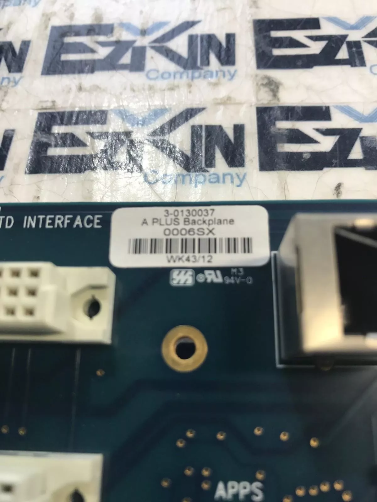 Domino 3-0131037 A-Plus Backplane Board 0006SX 