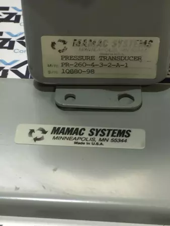 Mamac Systems PR-260-4-3-2-A-1 Pressure Transducer 