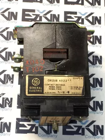 General Electric CR120B 4022 SER.A  120V Contactor 