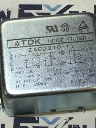 TDK ZAC2210-11 Noise Filter, 250V~10A 