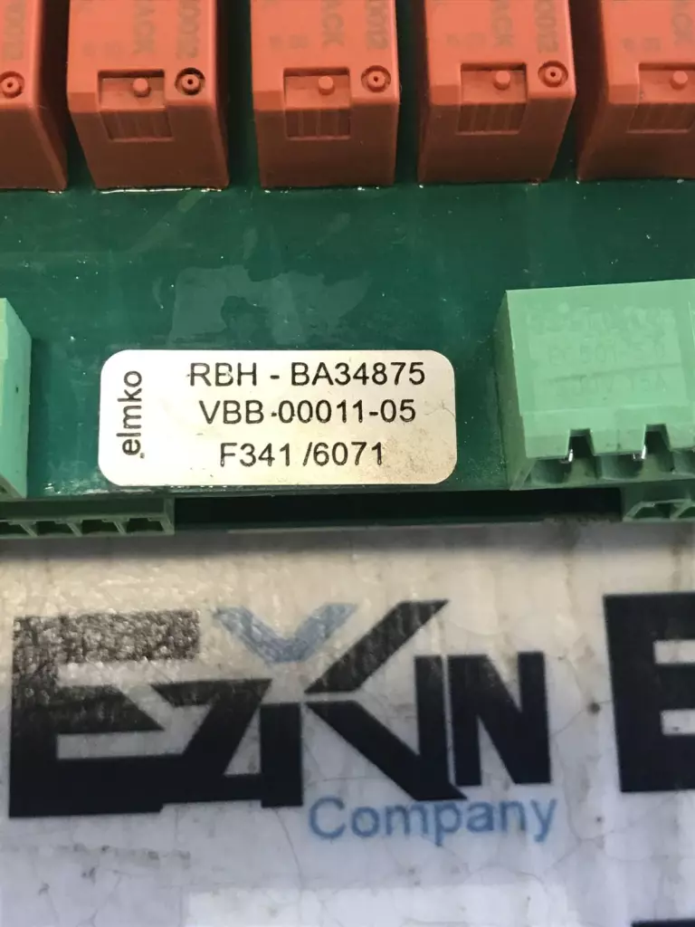 Elmko RBH-BA34875 Relay Circuit Board 