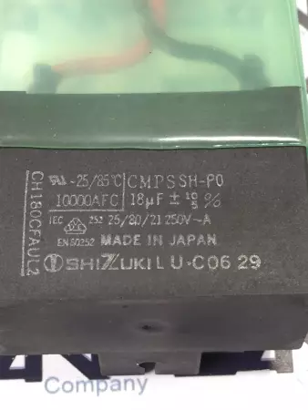 SHIZUKI CAPACITOR CMPSSH-P0 , CH180CFAUL2  
