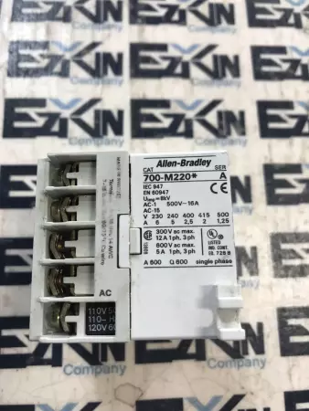 ALLEN BRADLEY 700-M220 RELAY MINI-CONTROL