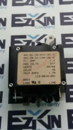 Carling Switch AA1-B1-46-414-1B1-C Circuit Breaker 1.4A 277V 