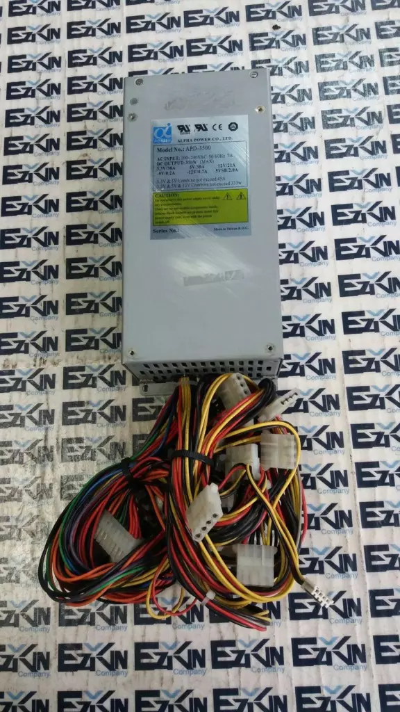 Alpha Power APD-3500 Power Supply In, 100-240VAC 7Amp, Out 350W 12VDC 21Amp 
