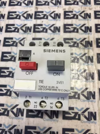 Siemens 3VE1010-2J Motor Starter Protection 2.5-4A