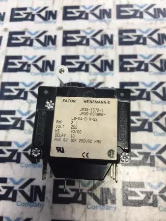 EATON HEINEMANN JA3S-Z572-1 CIRCUIT BREAKER 3.1A 250V 50/60Hz 10 DELAY