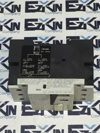 Siemens 3VU1300-1MF00 Motor Starter-Protector 600VAC Range 0.6-1.0Amp 