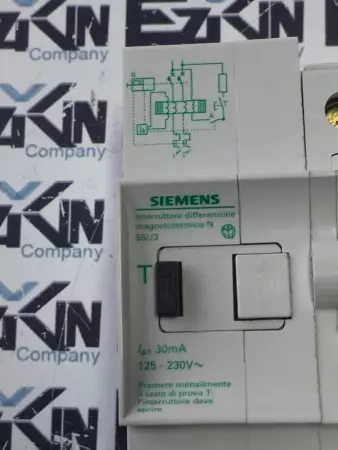 SIEMENS  5SU3 C6 125-230V CIRCUIT BREAKER