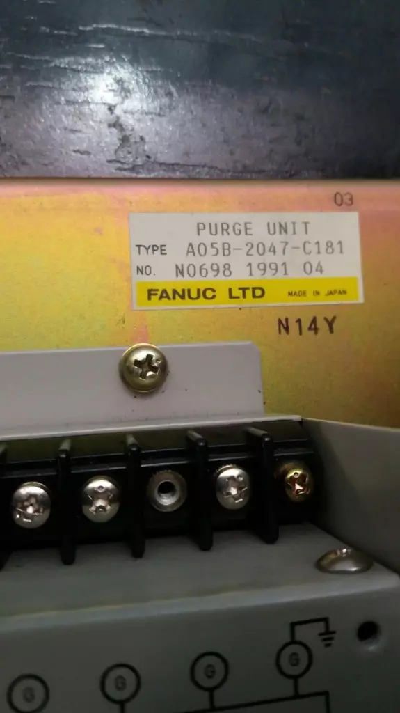GE Fanuc A05B-2047-C181 Purge Unit 