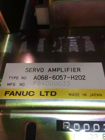 Fanuc A06B-6057-H202 Servo Amplifier Module 