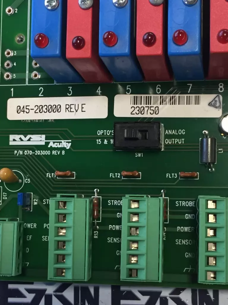 RVSI 070-203000 REV.B Acuity Analog Output Control Board 