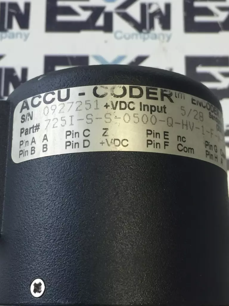 Accu-Coder 725I-S-S-0500-Q-HV-1-F-N-SX-Y-N Rotary Encoder 