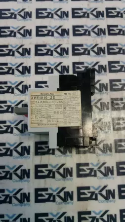 Siemens 3VE1010-2E Motor Starter-Protector 600 VAC 7.5Amp Range 0.4-0.63Amp 