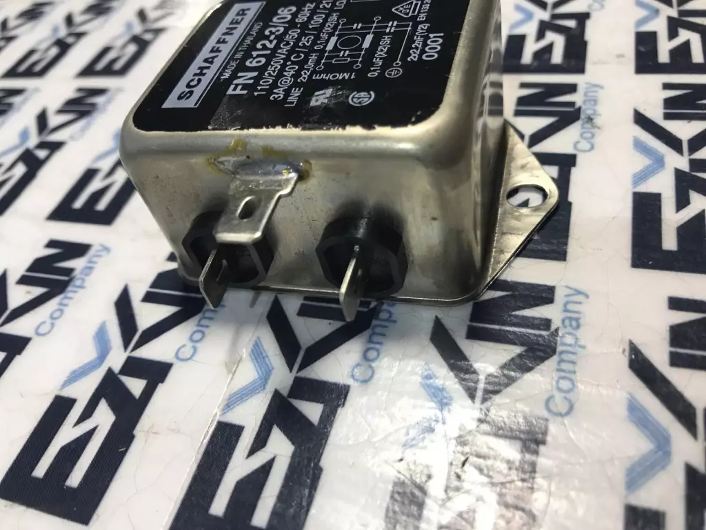 Schaffner FN 612-3/06 Power Line Filter 110/250VAC 3Amp 