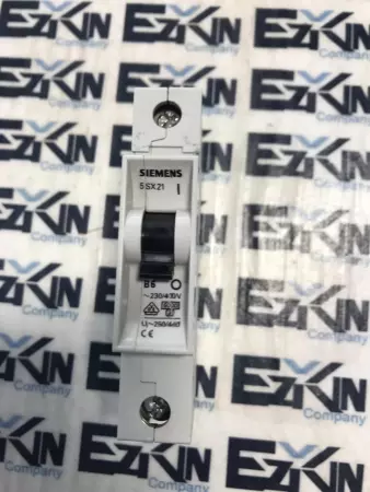  5SX21 B6 Circuit Breaker 230/400V 6Amp 1-Pole 