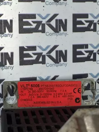 Danfoss PT5B20STR3DLF30A00C0 VLT 5005 Variable Speed Drive 380-500V 7.0A 4.0HP 