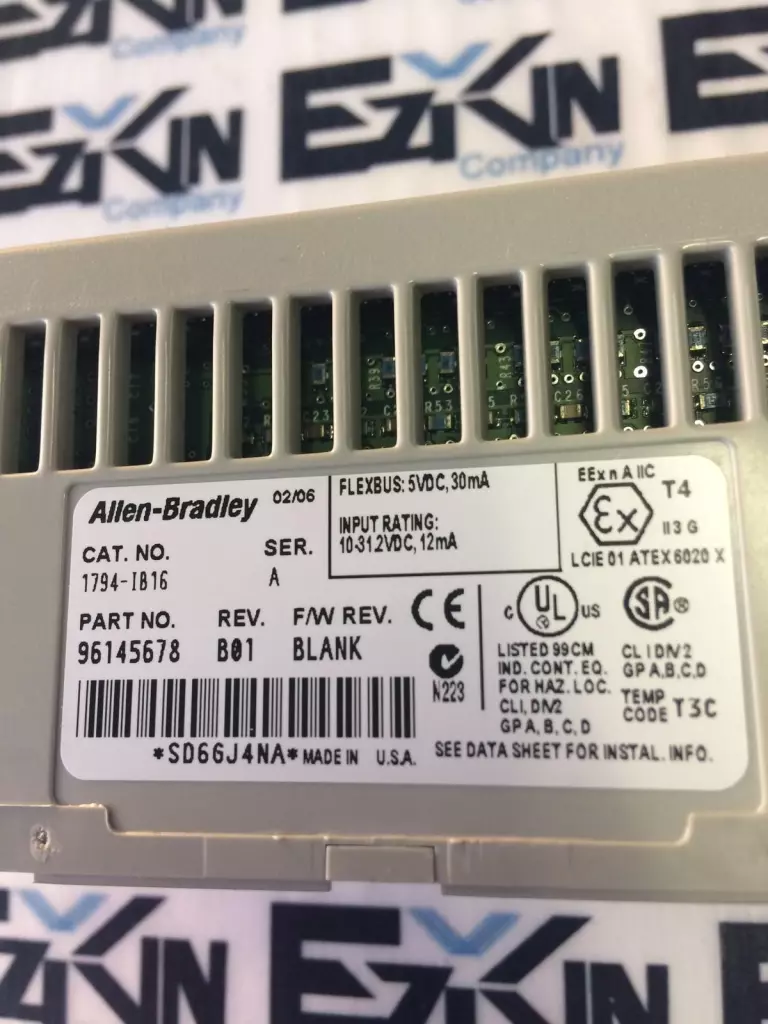 Allen-Bradley 1794-IB16 SER.A Flex I/O Digital SINK Module 24VDC 
