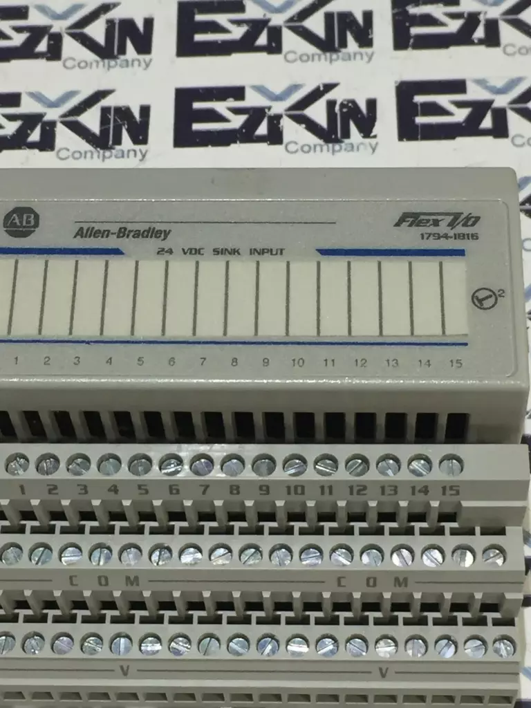 Allen Bradley 1794-IB16 Flex I/O Input Module and Wiring Terminal 