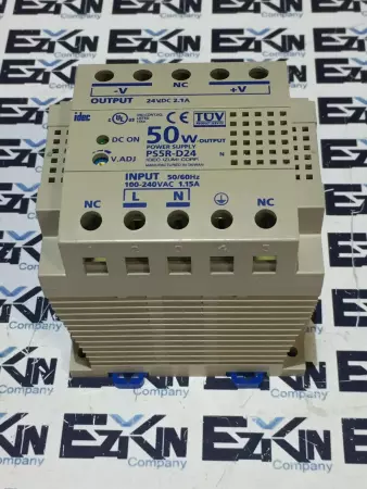 IDEC PS5R-D24 POWER SUPPLY INPUT 50/60Hz 100-240VAC 1.15A 